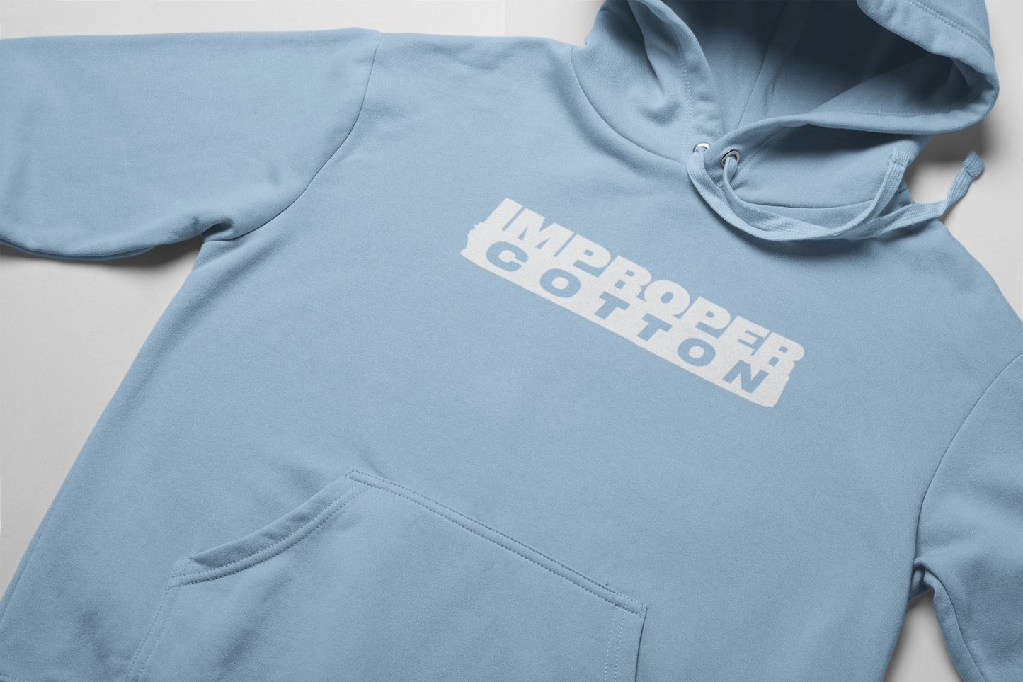 Improper Cotton Branded Logo Hoodie